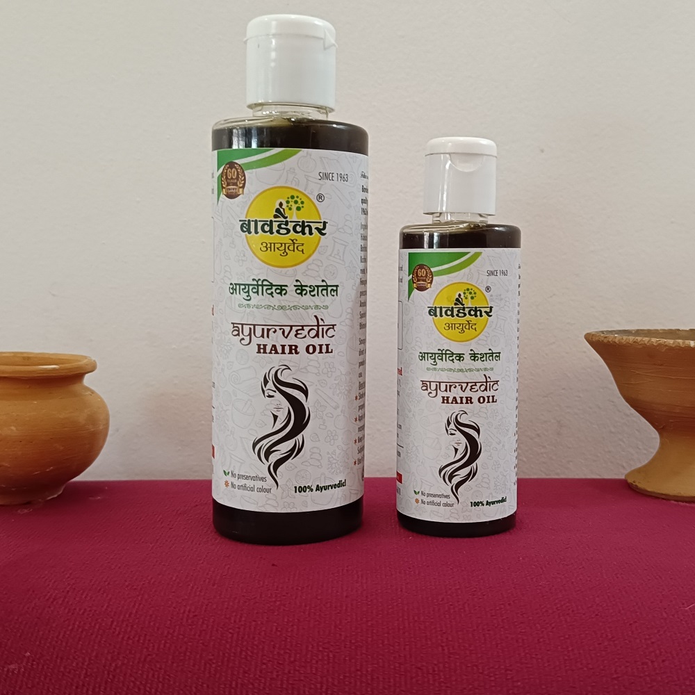 Buy Best Ayurvedic Hair Oil in India. Reduce Hair fall naturally. Home Delivery and Courier delivery available at Tandulwadkarherbs.com Ayurvedic Hair Oil 1